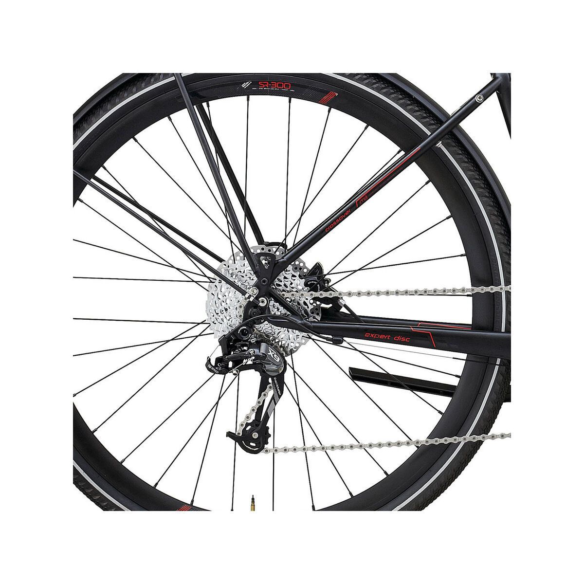 Specialized Crossover Expert Disc Step Through, Black/Red - Bild 4