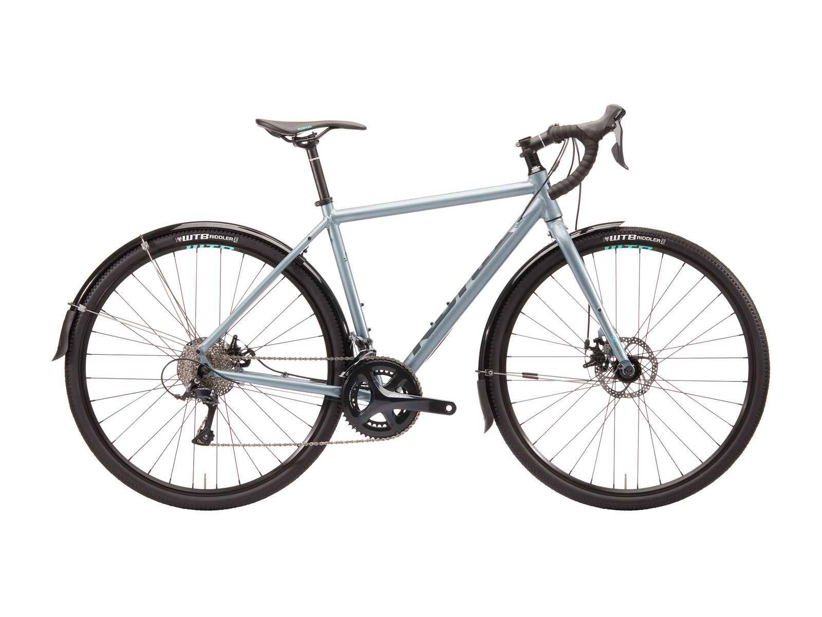 Kona Rove DL, gloss metallic silver-gray w/ dark gray & mint green decals - Bild 1
