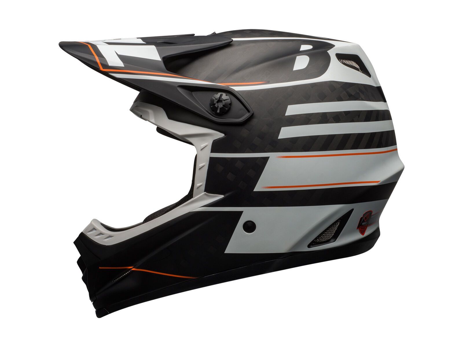 Bell Full-9, matte white/black blocked - Bild 1