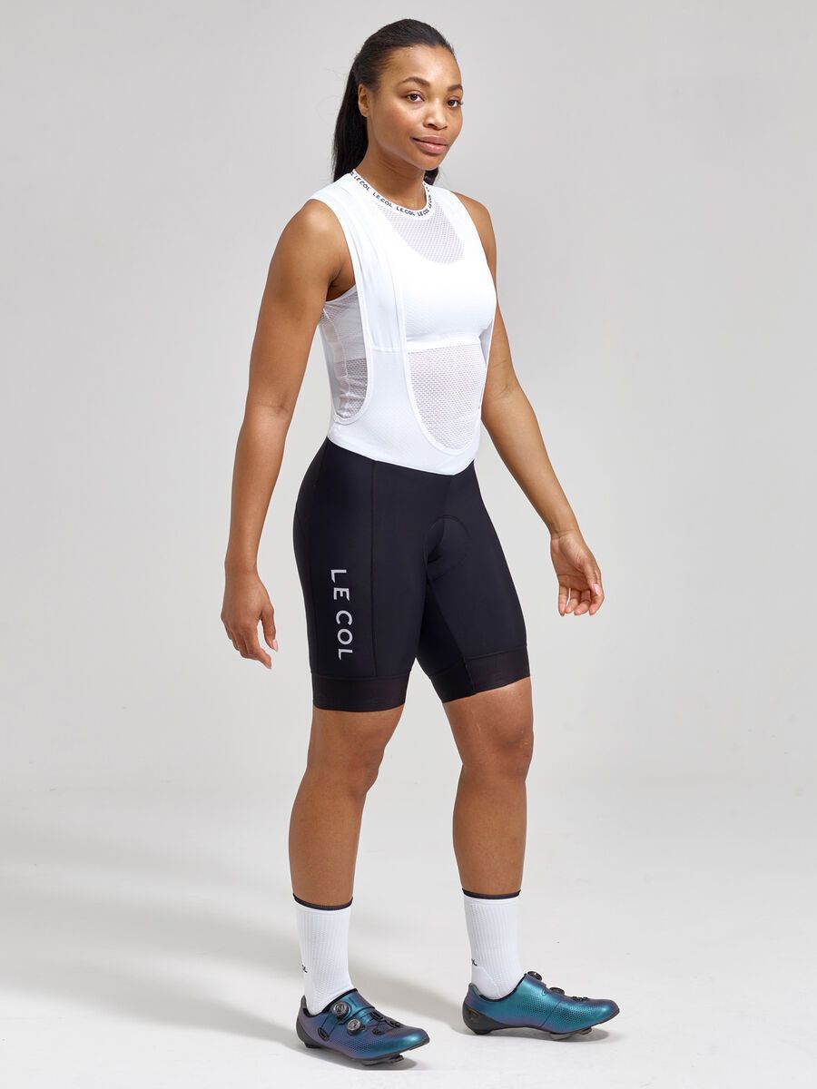 Le Col Womens Pro Bib Shorts II, black/white - Bild 4