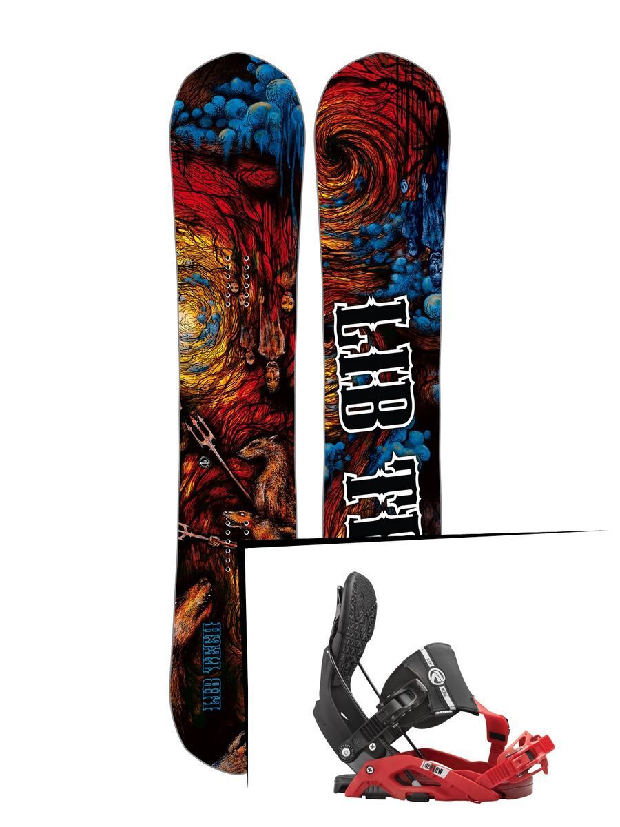 Set: Lib Tech From Hell Hot Knife 2017 + Flow Nexus Hybrid (1513169S) - Bild 1