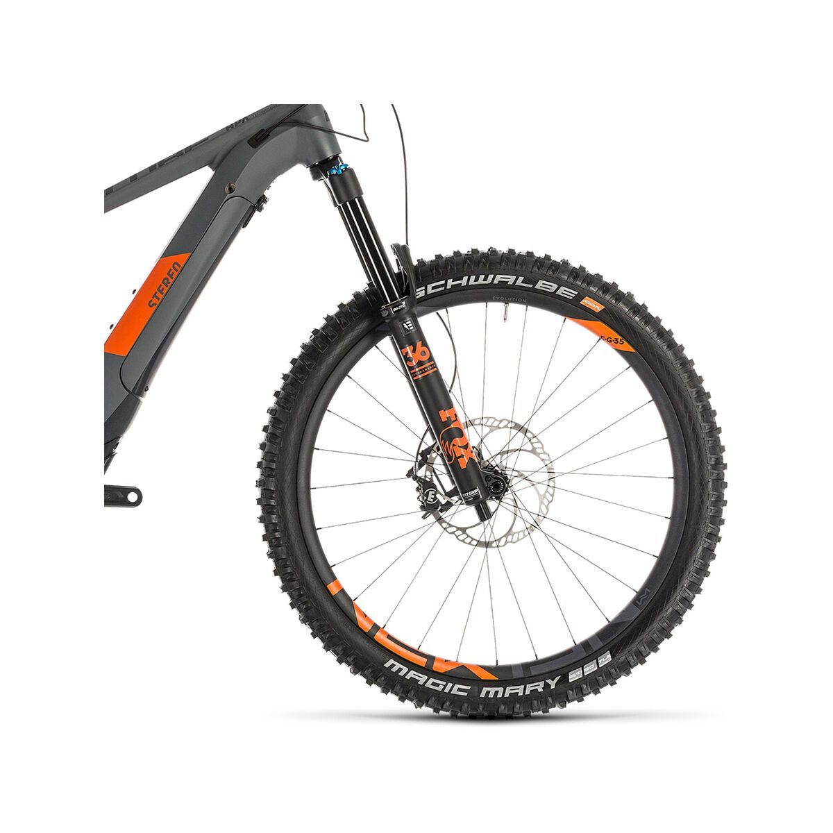 Cube Stereo Hybrid 140 TM 500 Kiox 27.5, grey´n´orange - Bild 2