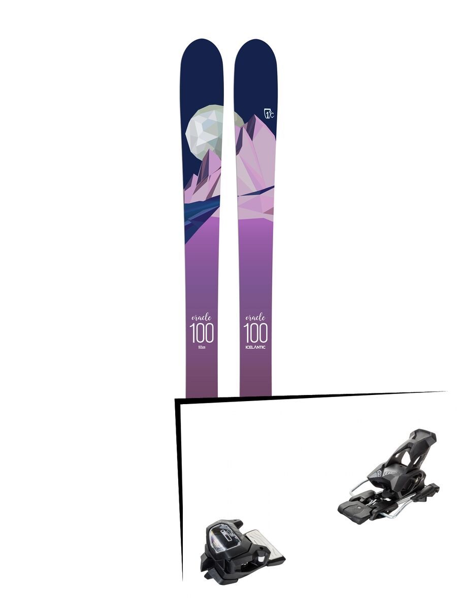 Set: Icelantic Oracle 100 2018 + Tyrolia Attack² 13 GW solid black - Bild 1