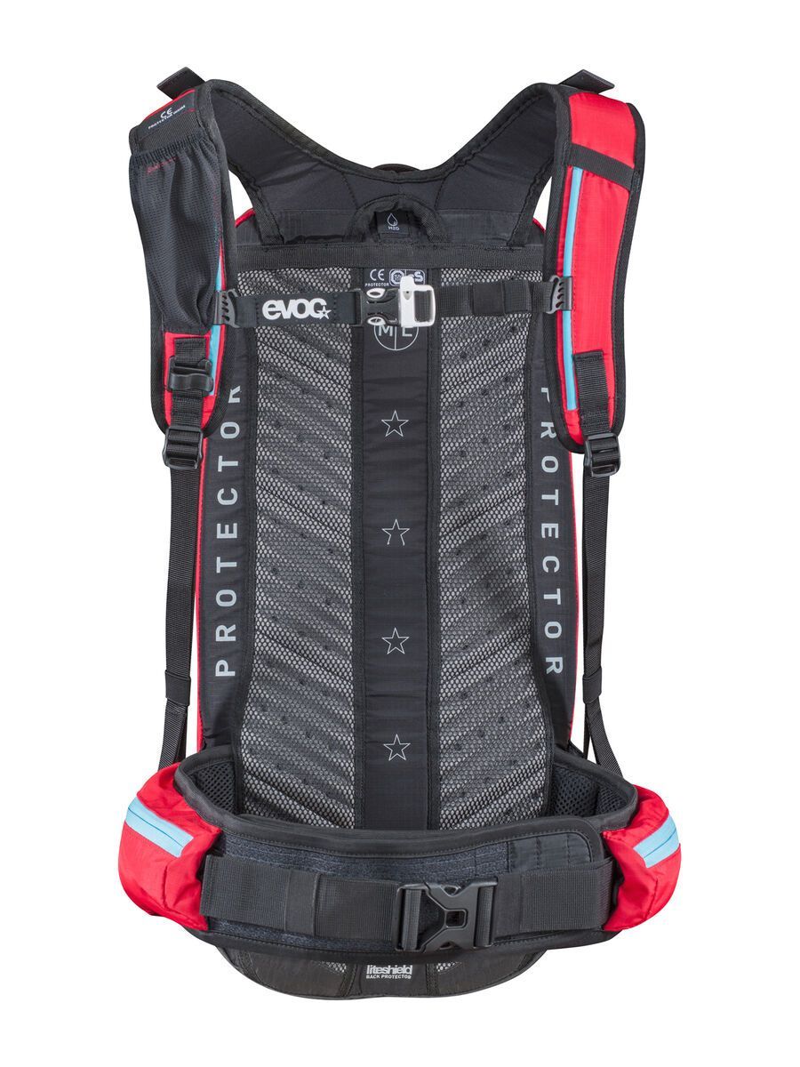Evoc FR Lite Race 10l, red/neon blue - Bild 2