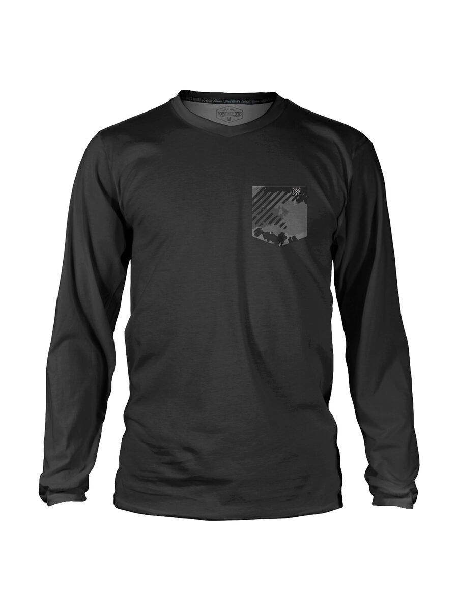 Loose Riders C/S Jersey LS Vink Camo Slate, slate grey - Bild 1