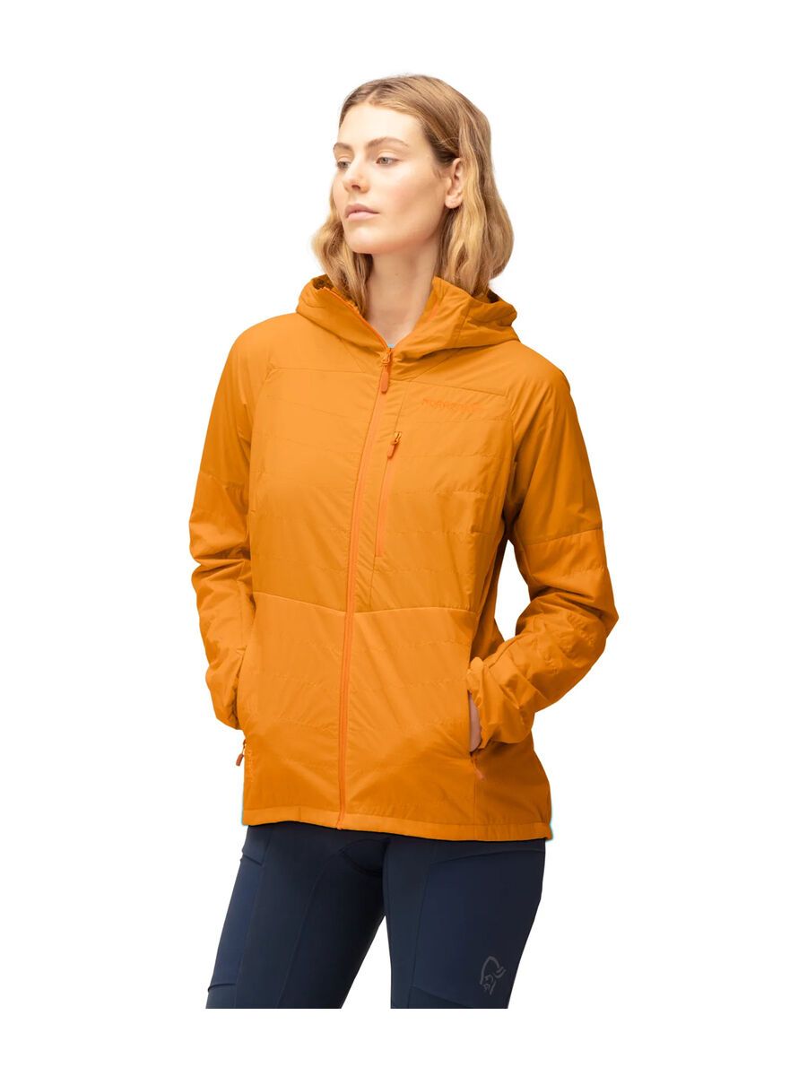 Norrona lyngen Alpha100 Zip Hood W's, autumn glory - Bild 3