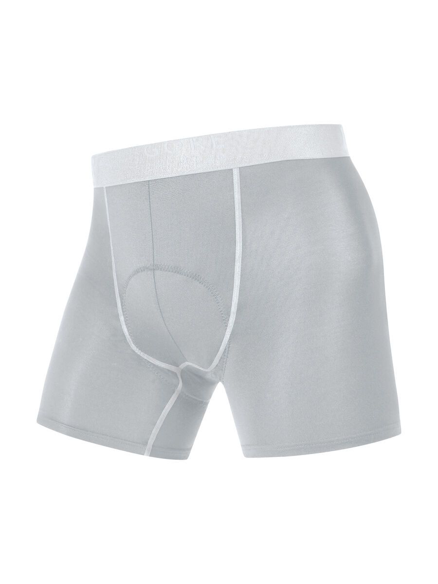 Gore Bike Wear Base Layer Boxer Shorts+, titan/white - Bild 1