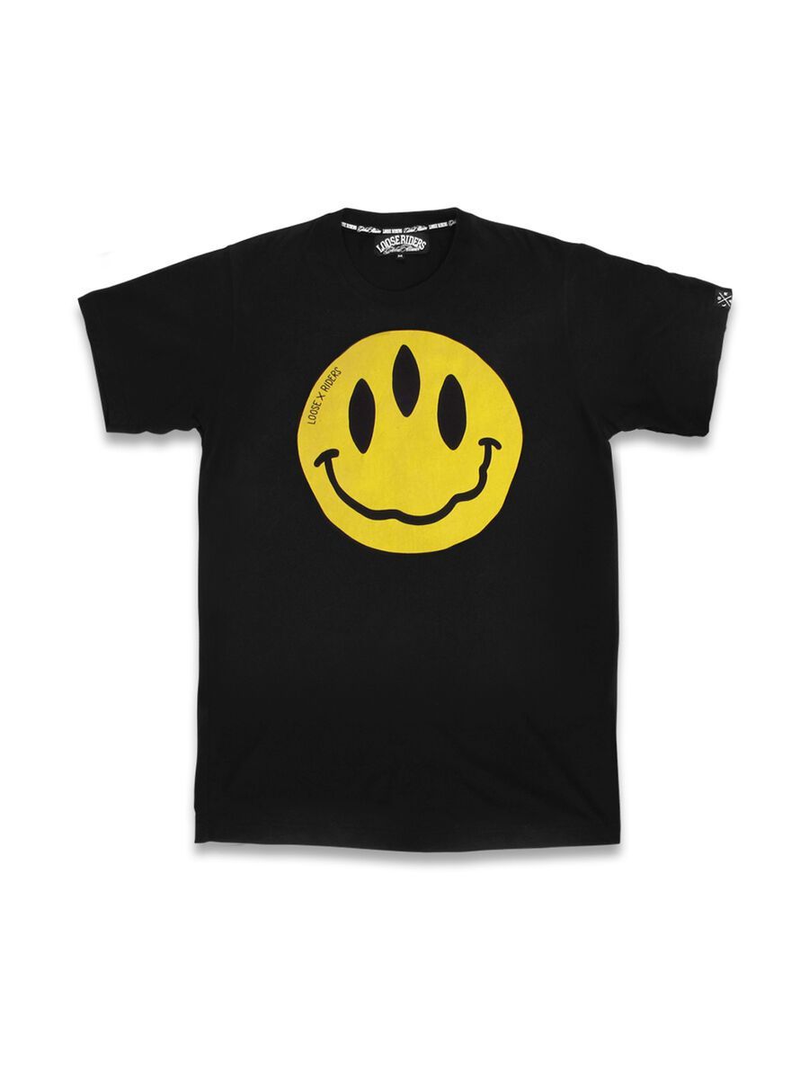 Loose Riders T-Shirt Stoked!, black/yellow - Bild 1