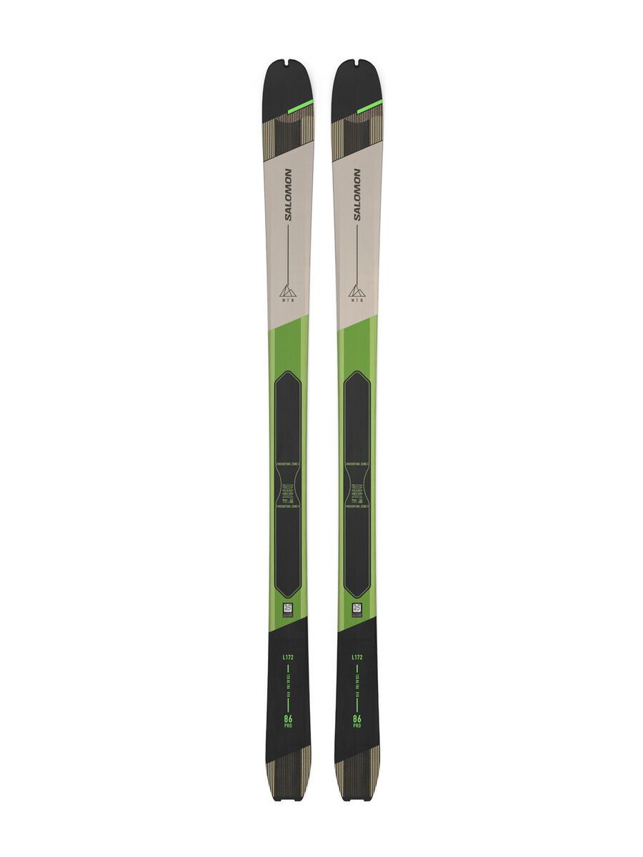Set aus Salomon MTN 86 Pro pastel neon green/rainy day/black 180 cm + Salomon S/Lab Shift MNC 10 - 90 mm black 37eff3d89d2787a10fa8ca927f84d6d9