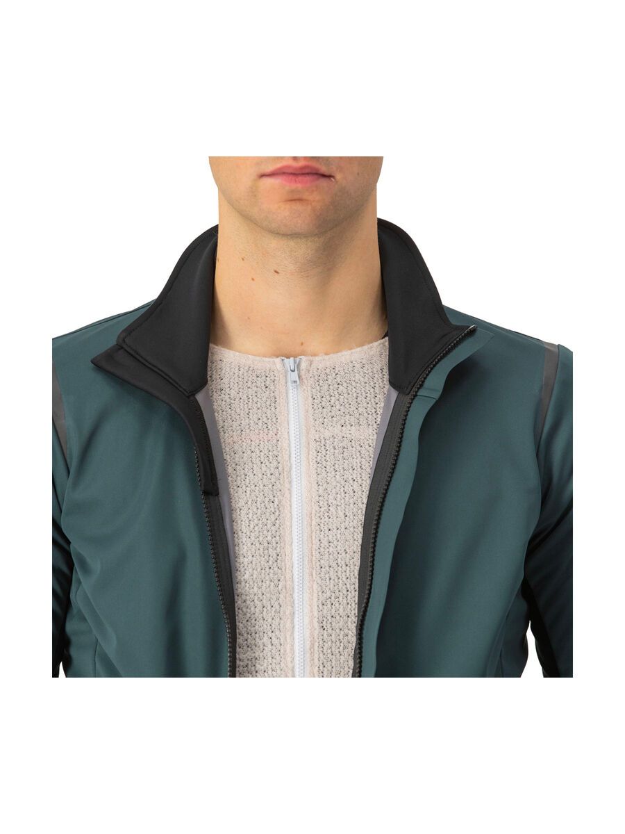 Castelli Alpha Doppio RoS Jacket, rover green/black reflex-silve - Bild 5