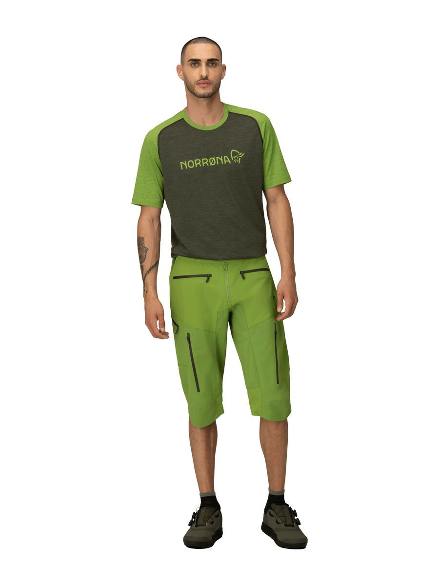 Norrona fjørå flex1 Shorts M's, norrona green - Bild 3
