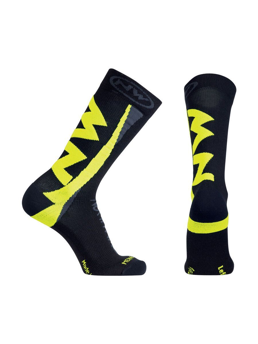 Northwave Extreme Winter High Socks, black/yellow fluo - Bild 1