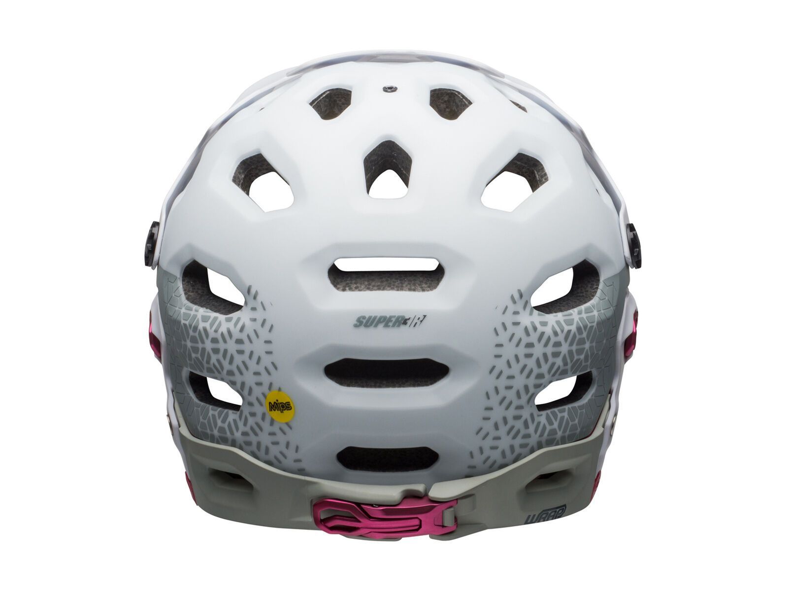 Bell Super 3R Joy Ride MIPS, matte/gloss white/cherry dissolve - Bild 5