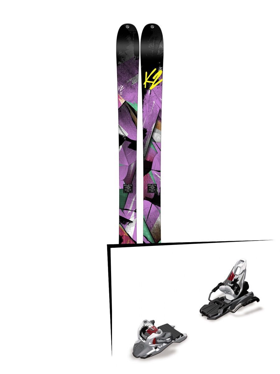 K2 SKI Set: Remedy 92 2015 + Marker Free Ten - Bild 1