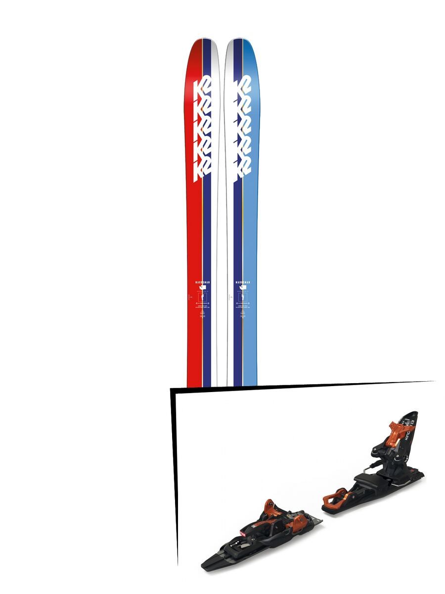 Set: K2 SKI Marksman 2019 + Marker Kingpin 13 Demo black/copper - Bild 1