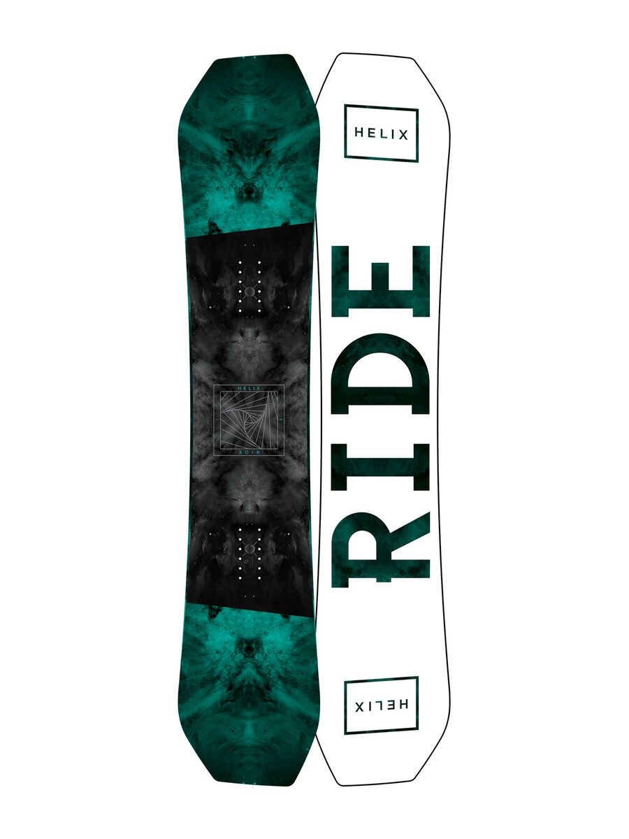 Set: Ride Helix 2017 + Flow Five 2016, black - Snowboardset | Bild 2