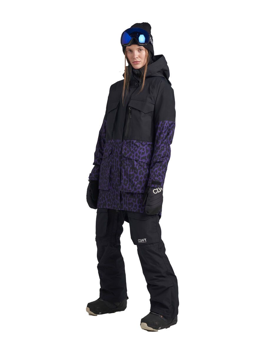 Colourwear Gritty Parka Women, leo purple - Bild 2