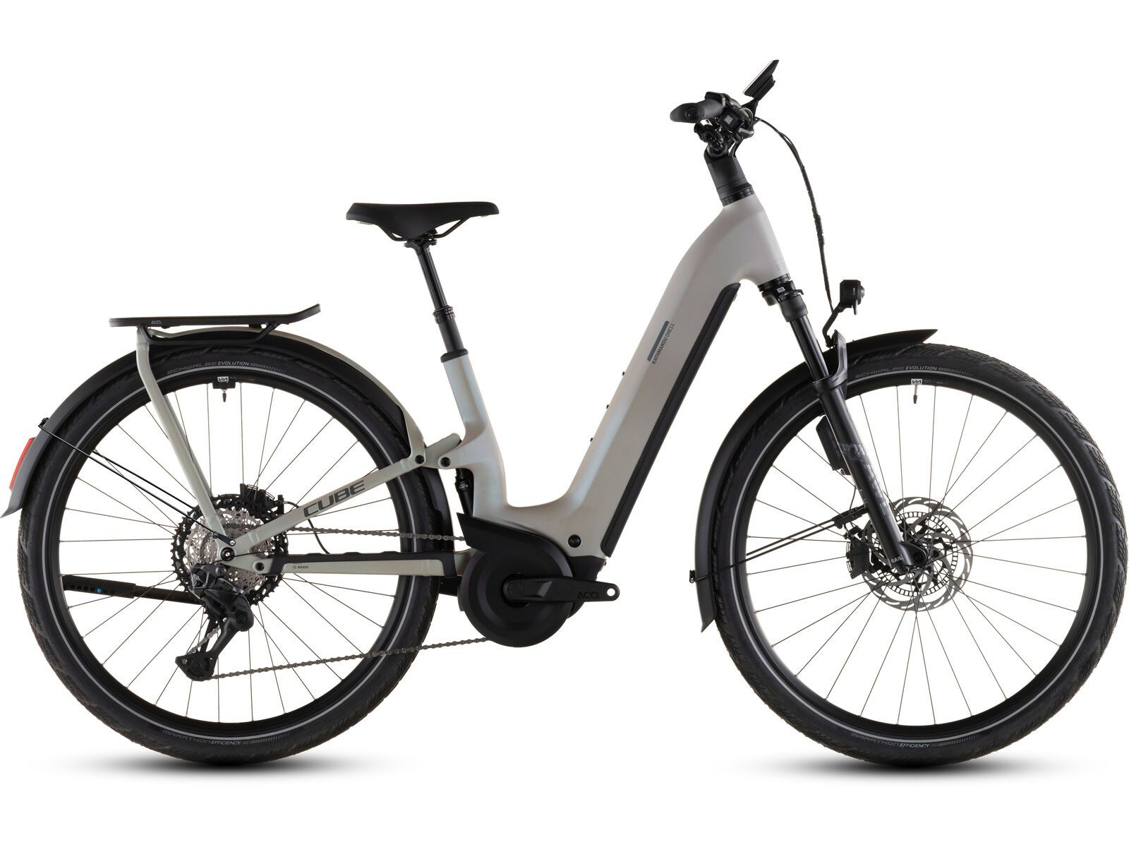 Cube Kathmandu Hybrid One11 HPC SLT 800 Easy Entry, glintsand´n´oatgrey - Bild 1