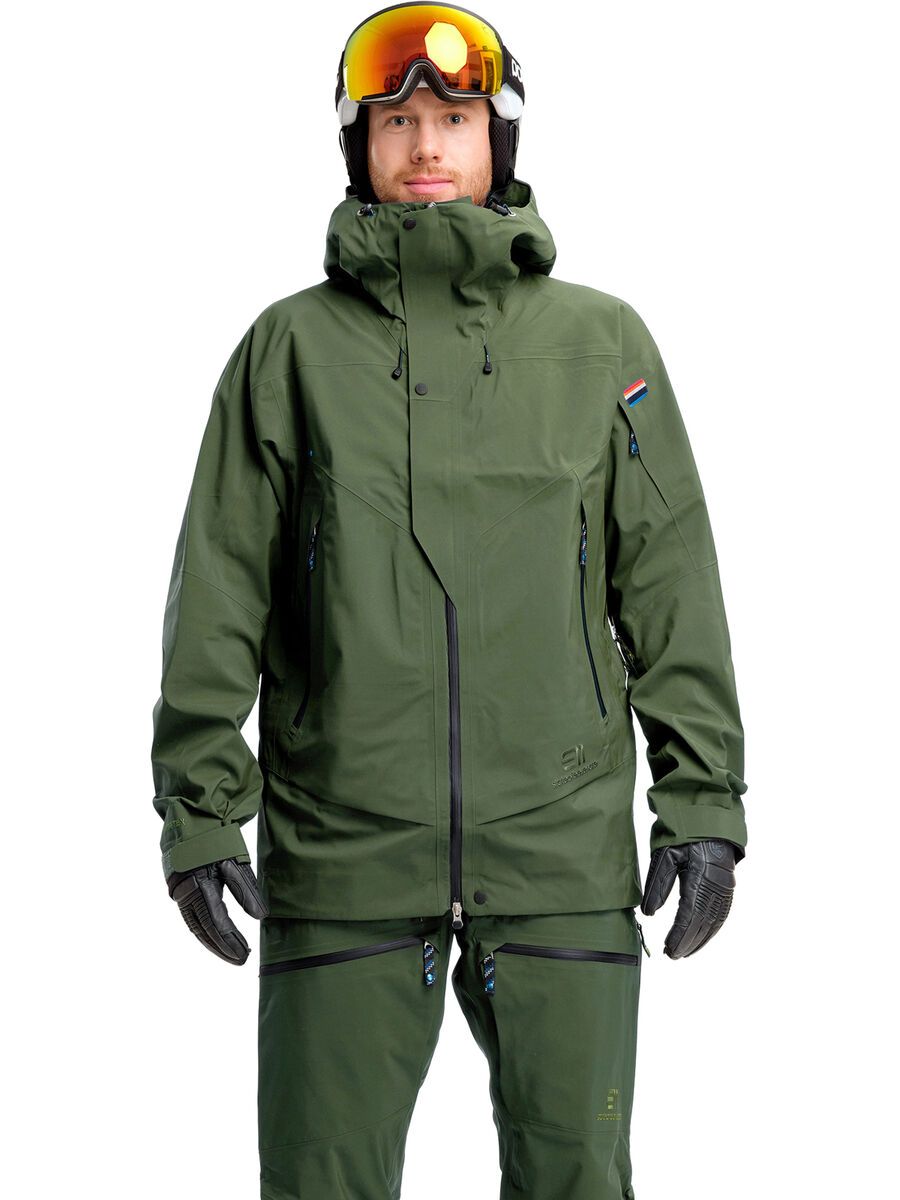 Elevenate Men's Pure Jacket, bronze green - Bild 2