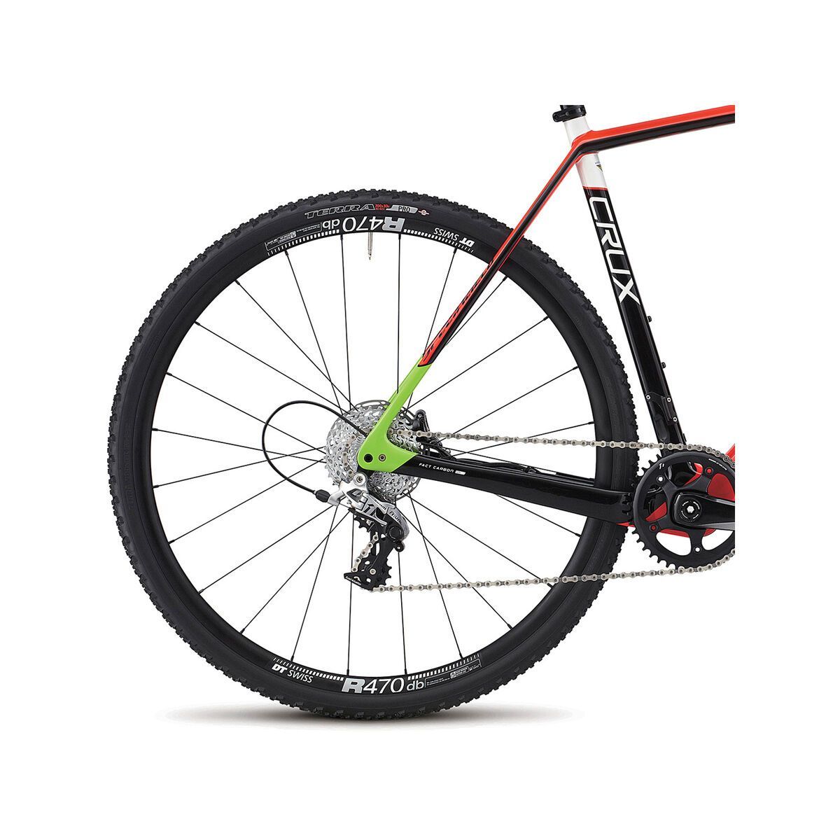 Specialized CruX Elite X1, gloss rocket red/tarmac black/monster green - Bild 4
