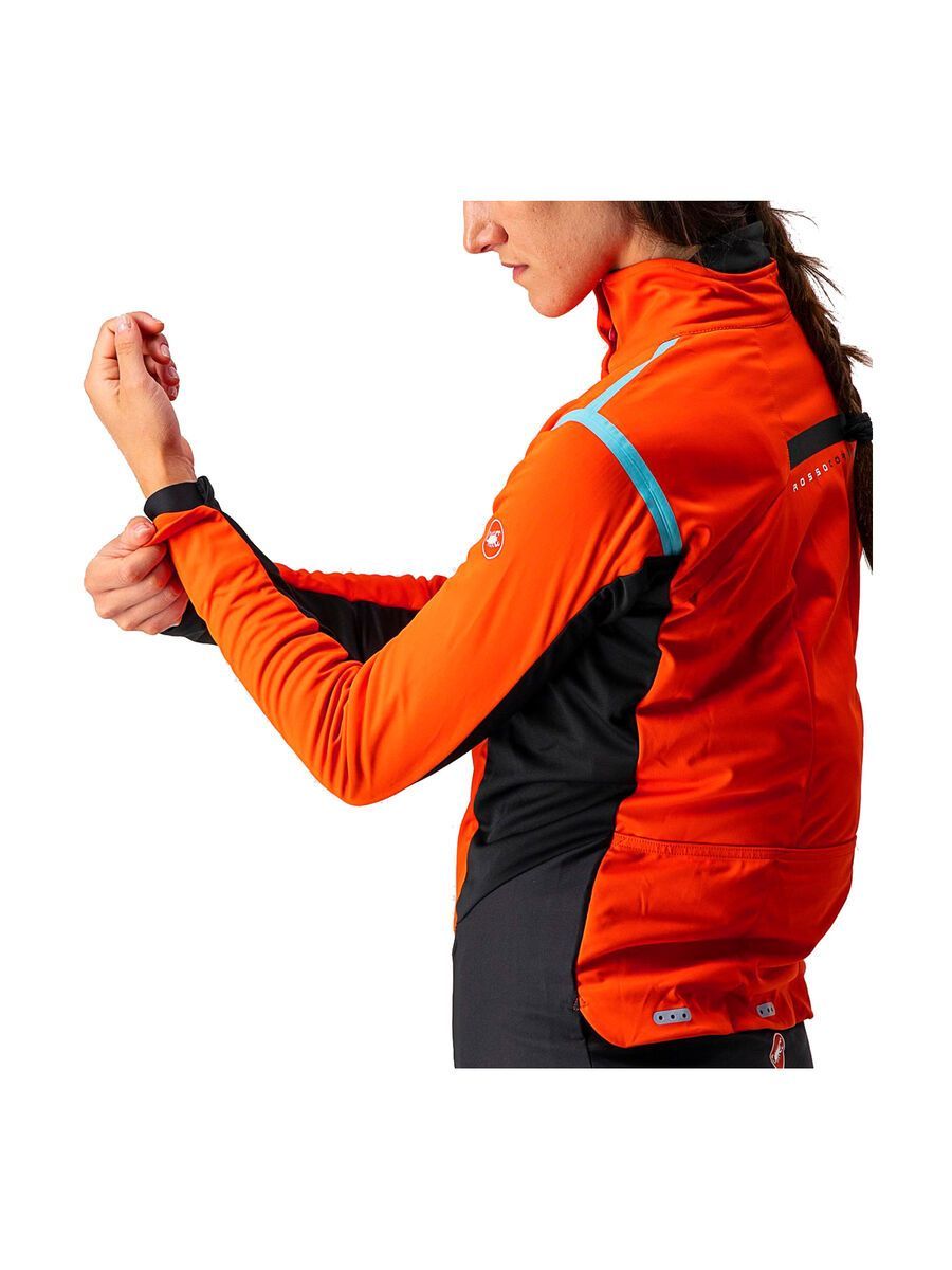 Castelli Alpha RoS 2 W Jacket, fiery red/celeste-matt blue - Bild 7