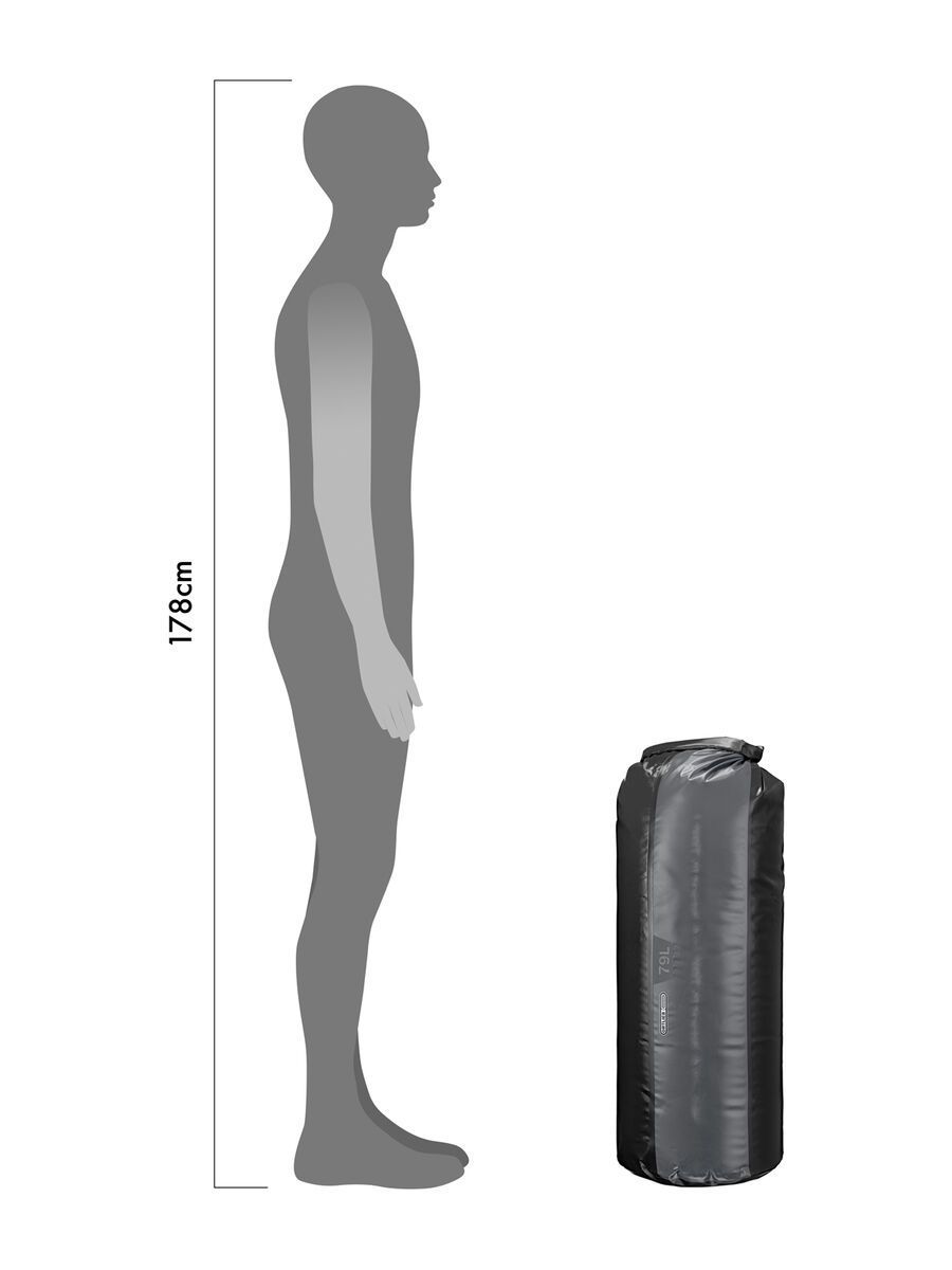 ORTLIEB Dry-Bag 79 L, black - slate - Bild 5