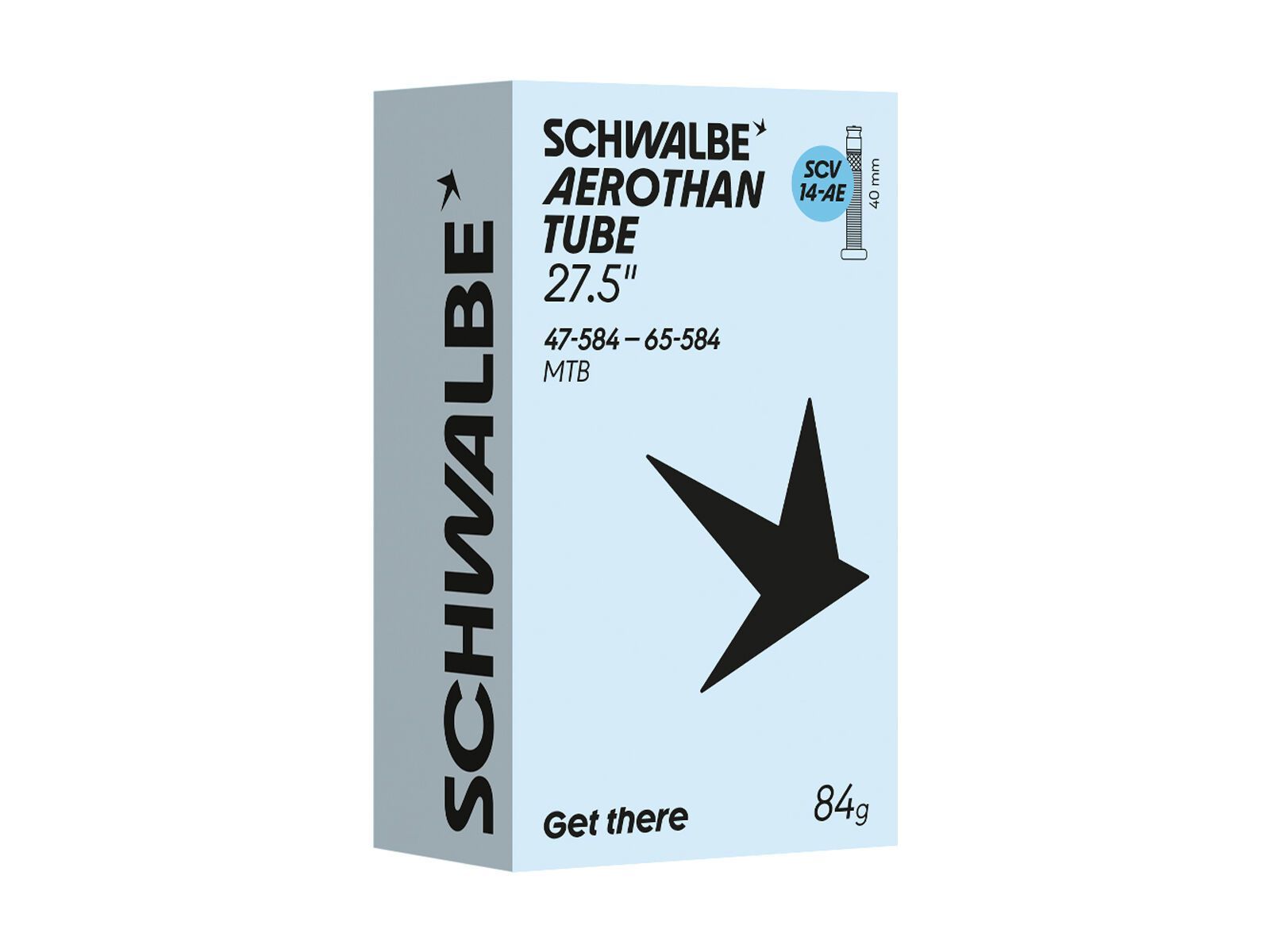 Schwalbe Aerothan Tube SCV 14-AE 27.5 MTB - 47/65-584 / 40 mm - Bild 1
