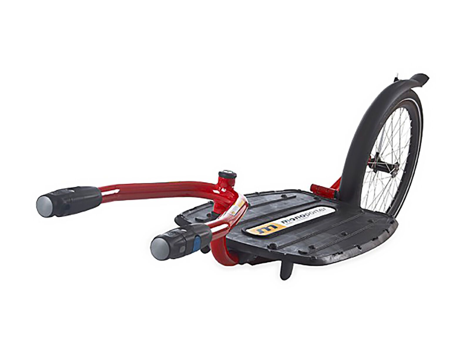 Weber Monoporter Einradanhänger, vergrößerte Gabel, rot - Bild 1