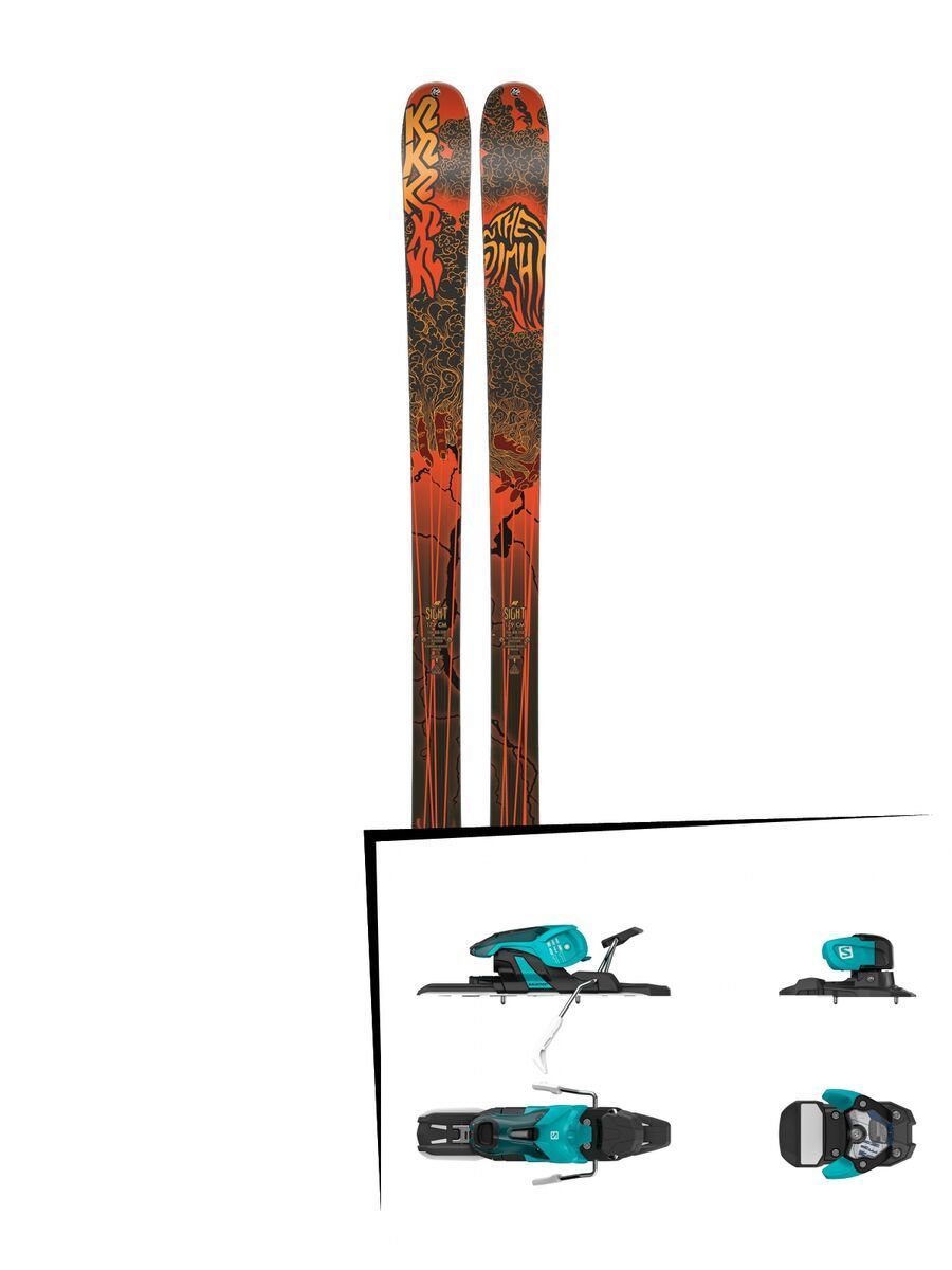 Set: K2 SKI Sight 2019 + Salomon Warden 11 turquoise/black - Bild 1
