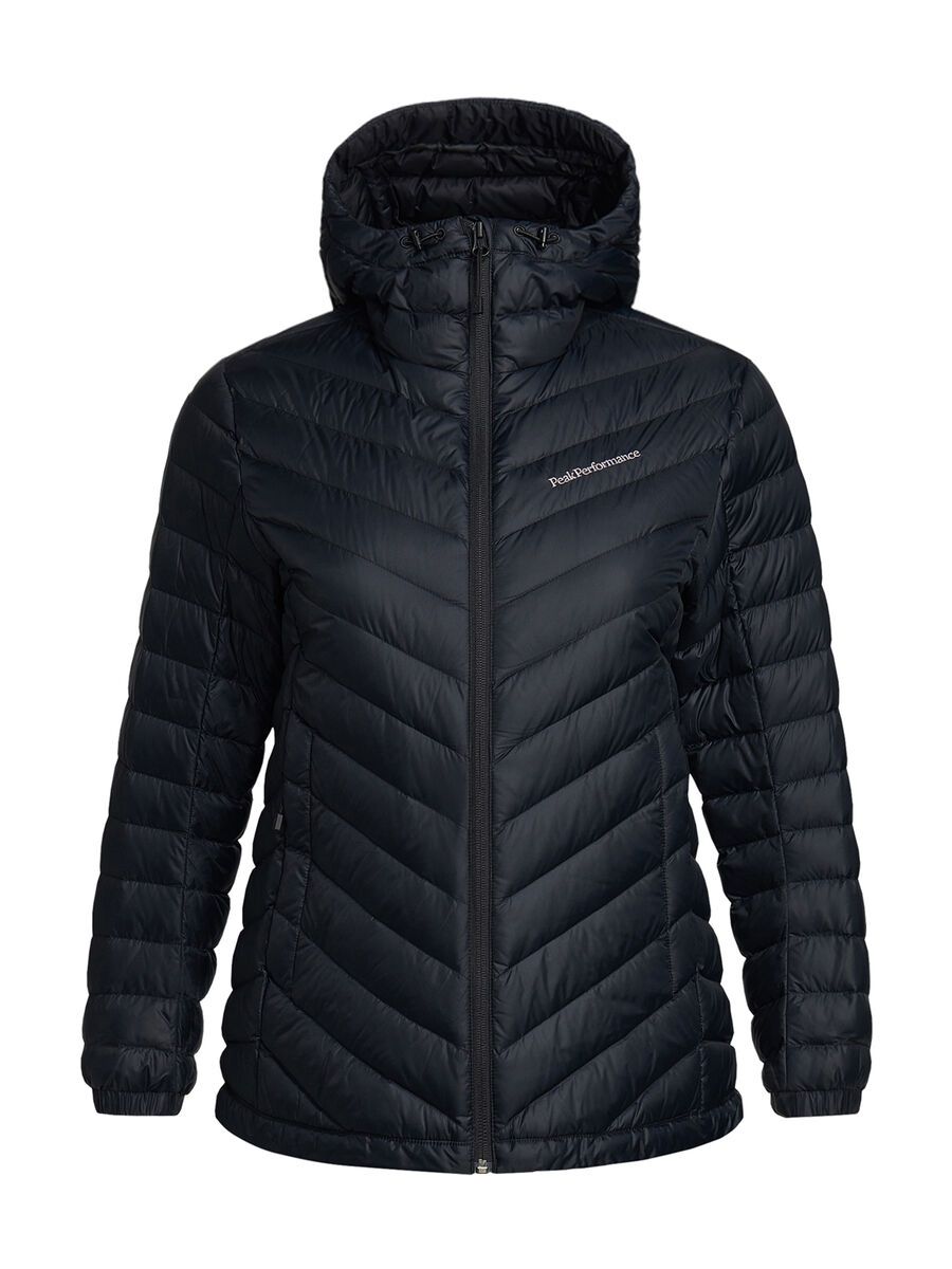 Peak Performance W Frost Down Hood Jacket, black - Bild 1