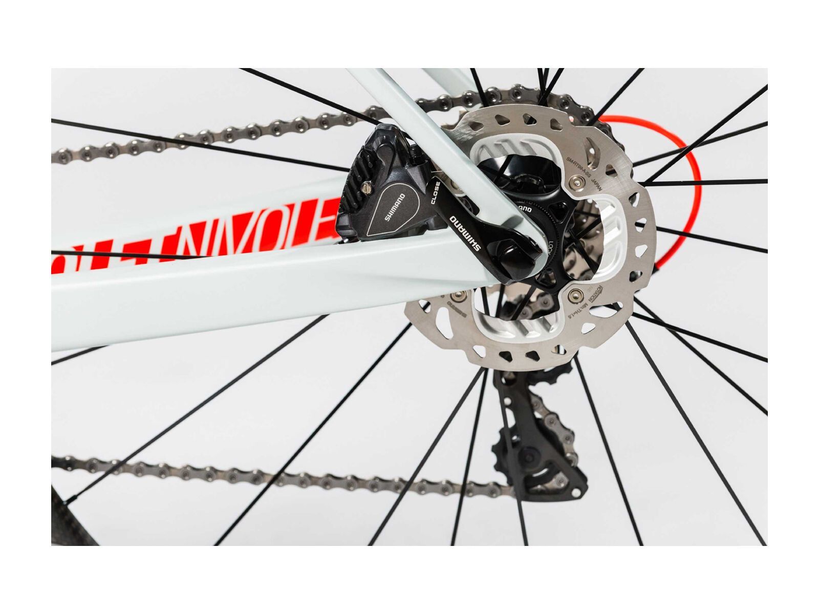 Ghost Nivolet X 9 LC, cloud white/star white/neon red - Bild 4