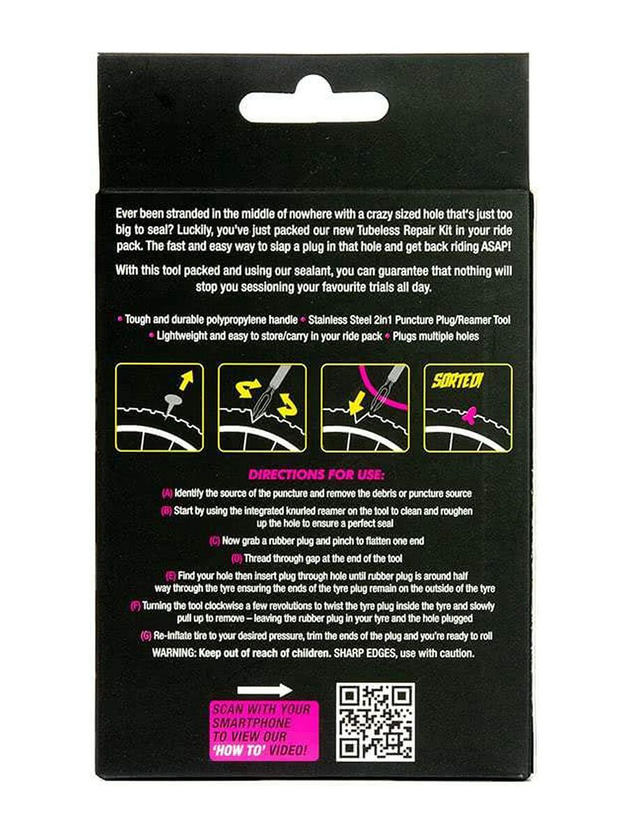 Muc-Off Tubeless Puncture Plug Repair Kit - Bild 7