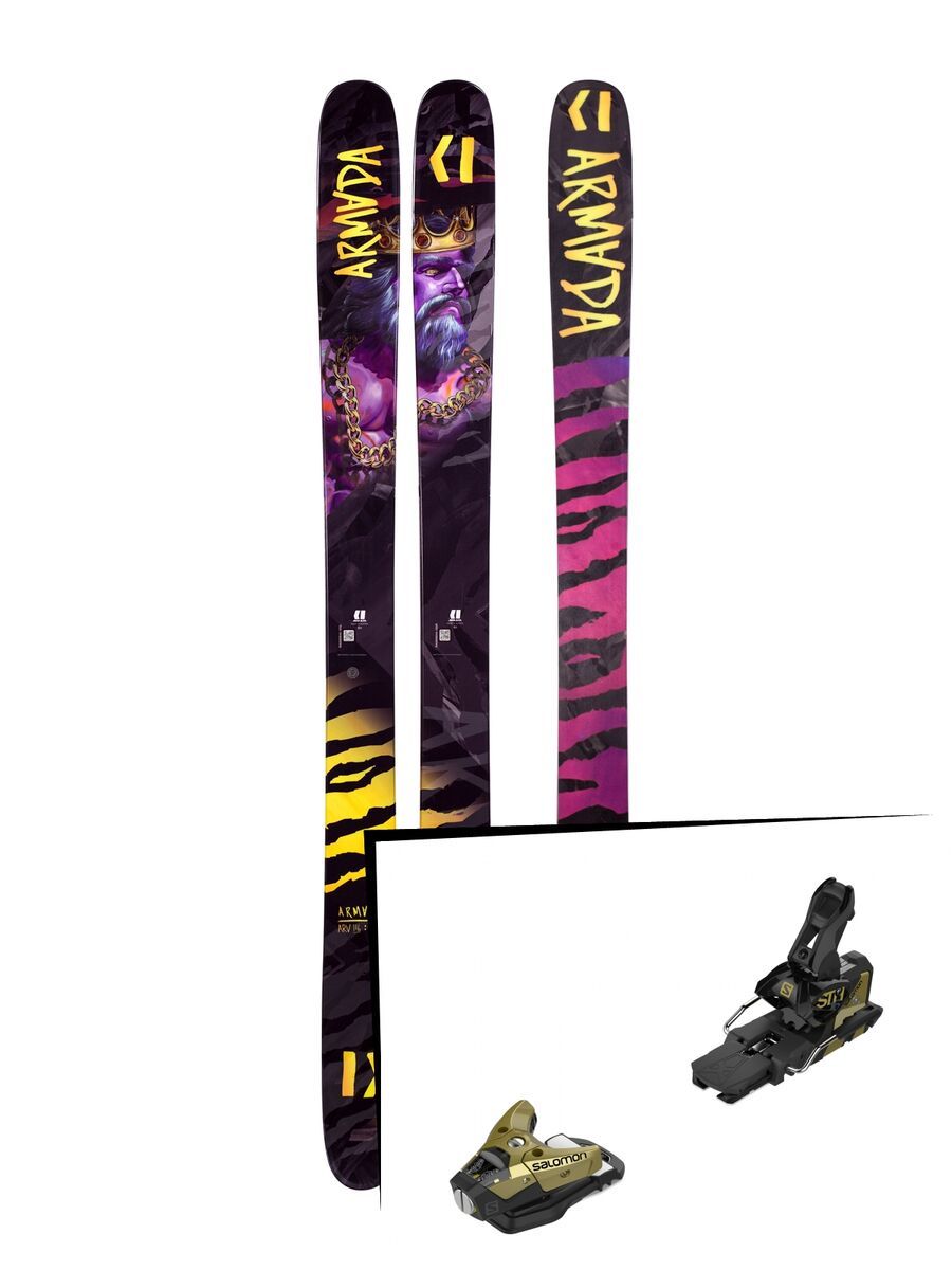 Set: Armada Arv 116 JJ 2019 + Salomon STH2 WTR 16 gold/black - Bild 1