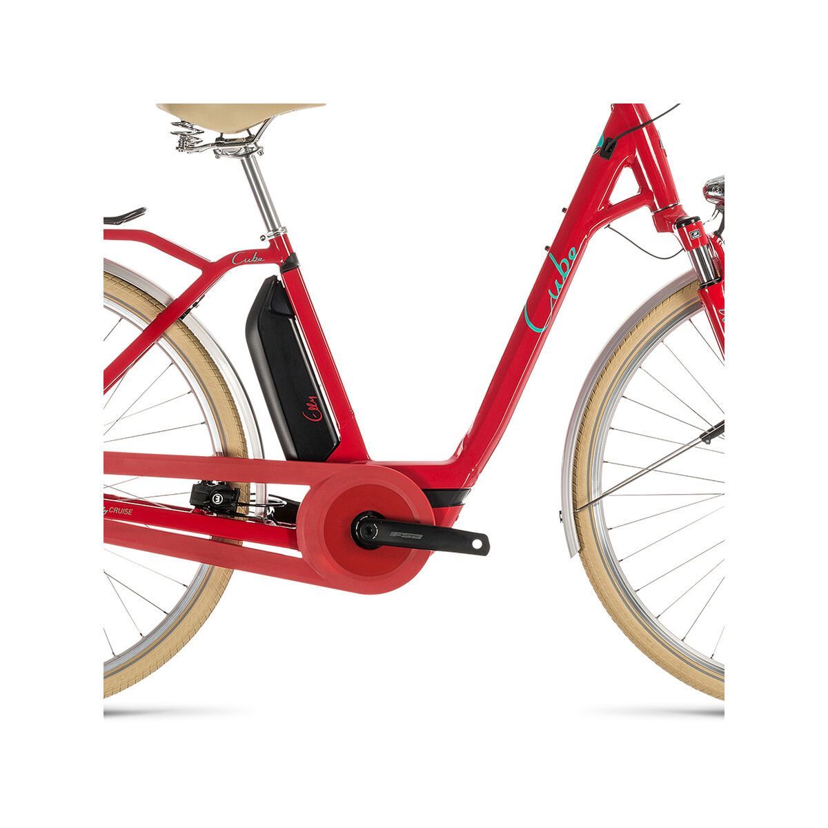 Cube Elly Cruise Hybrid 400, red´n´mint - Bild 3