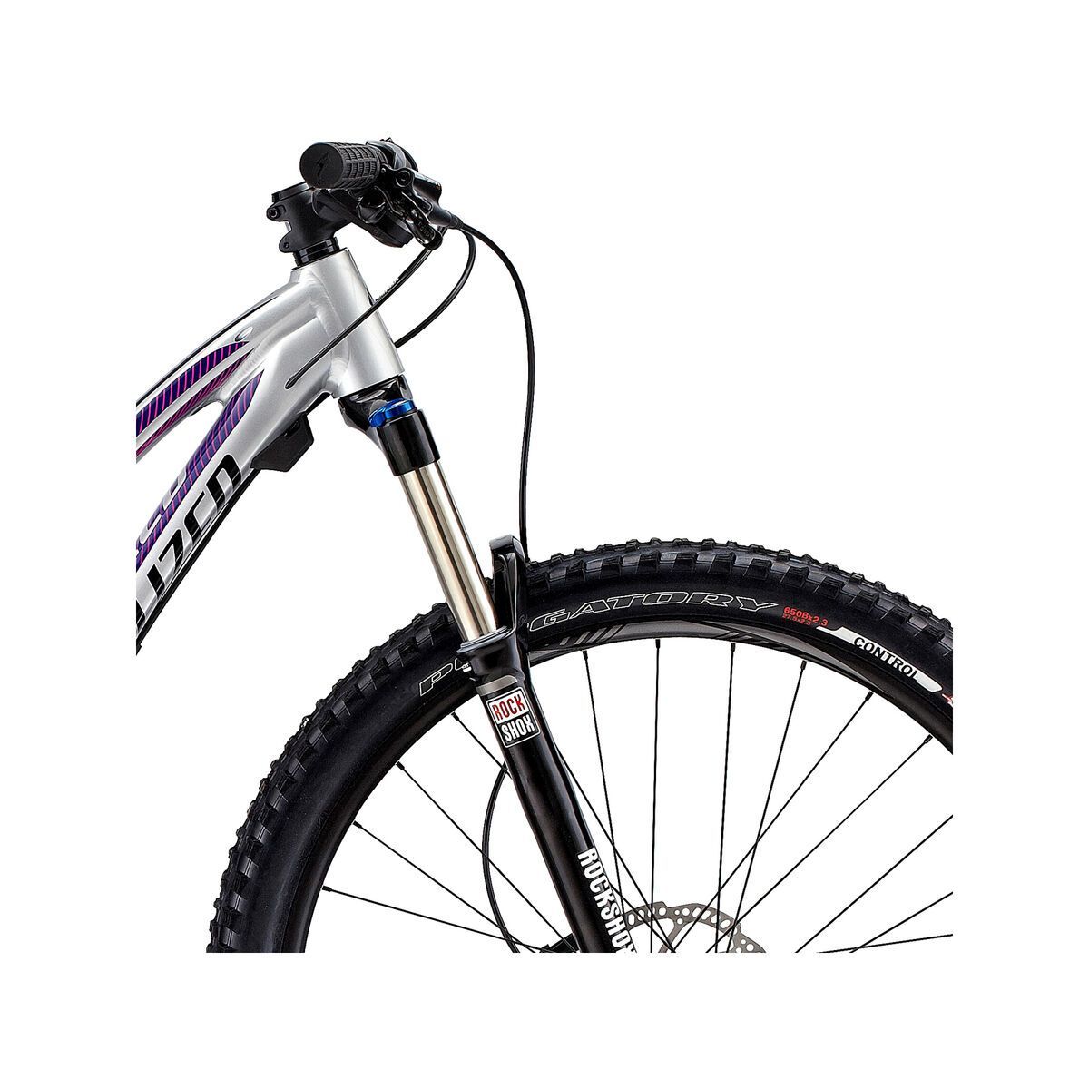 Specialized Rumor 650b, gloss flake silver/black/bright pink - Bild 5