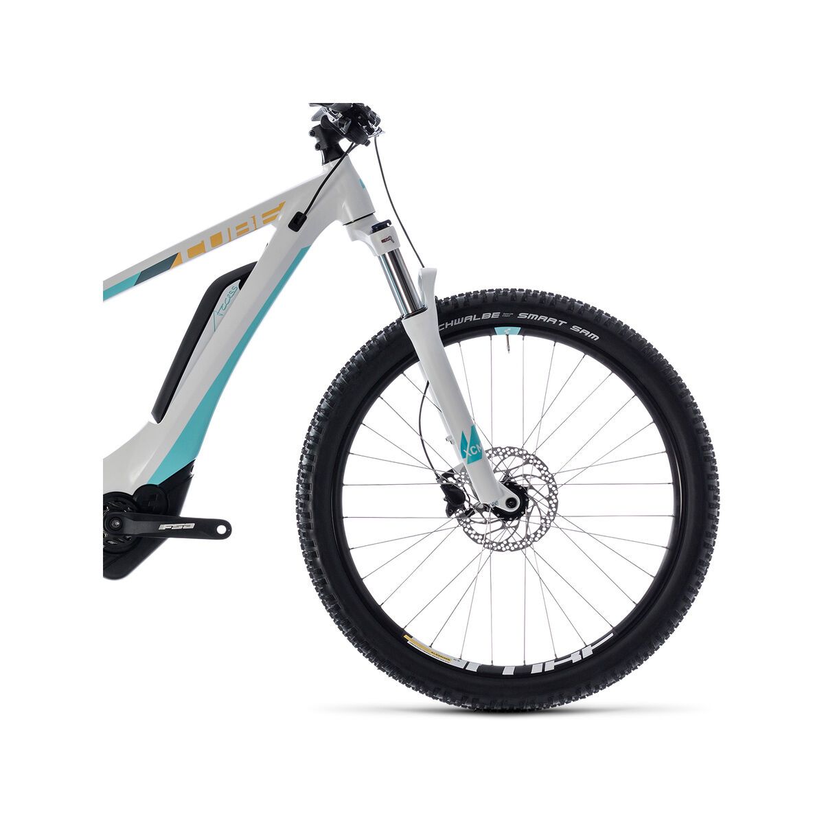 Cube Access Hybrid Pro 400 27.5, white´n´blue - Bild 3