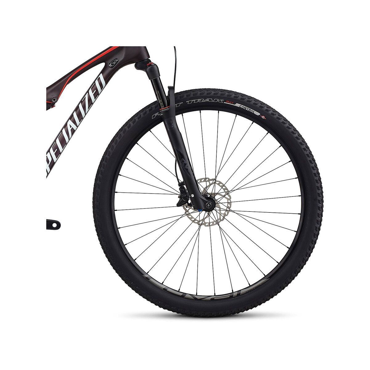 Specialized Era FSR Expert Carbon World Cup 29, red tint flake carbon/nordic red/baby blue - Bild 2