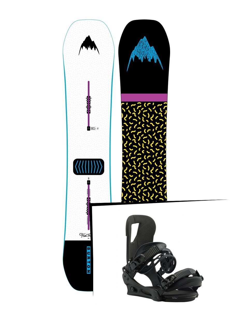 Set: Burton Free Thinker 2019 + Burton Cartel black matte - Bild 1