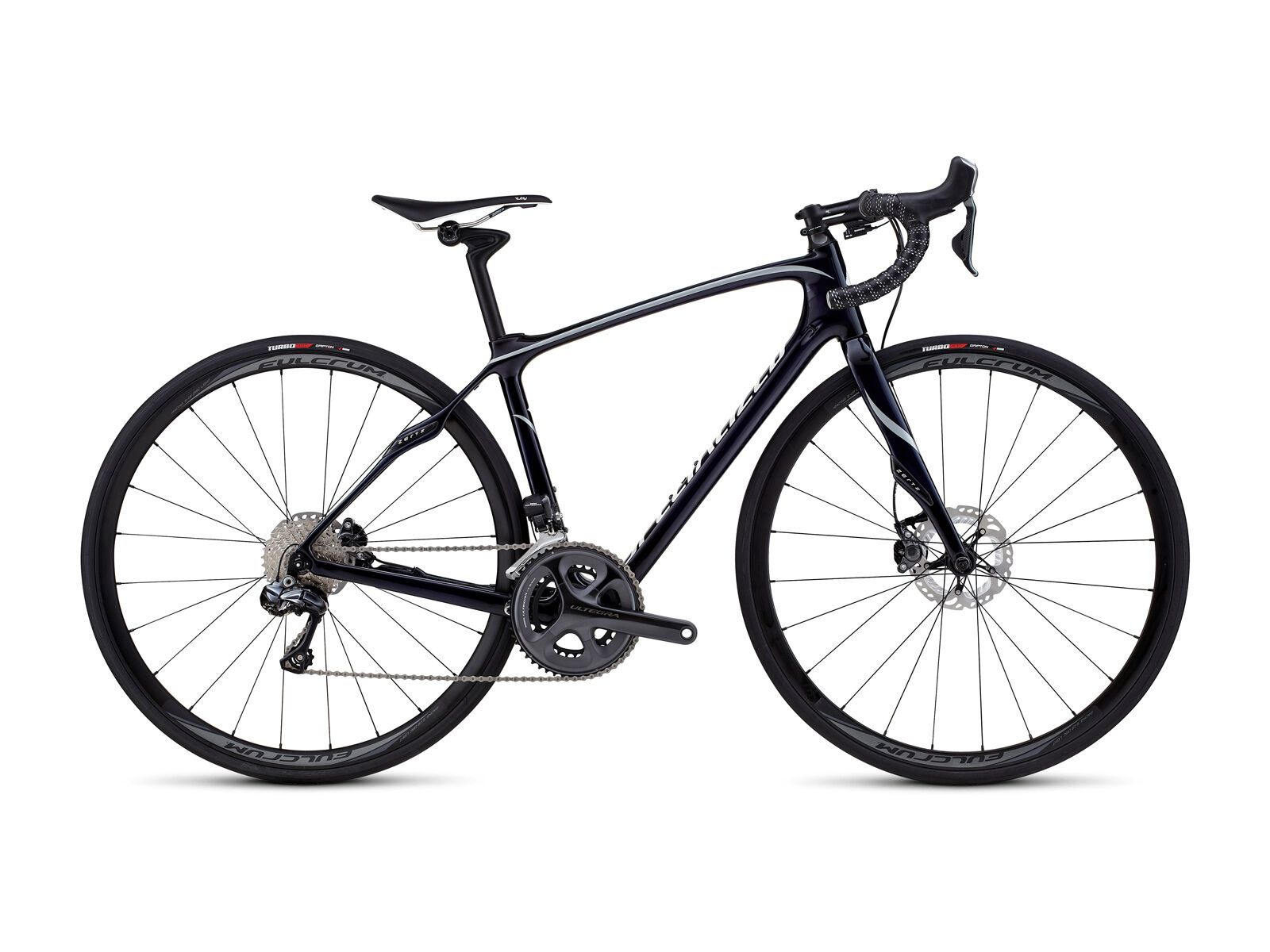 Specialized Ruby Expert Disc Ultegra Di2, gloss blue tinted carbon/silver dust/white - Bild 1