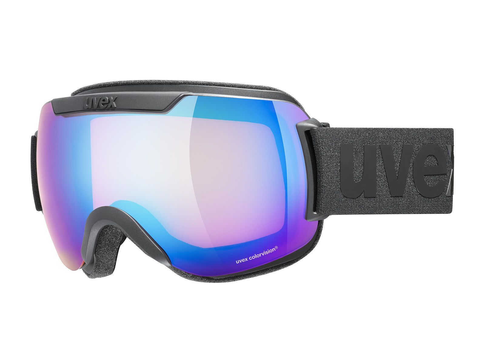 uvex downhill 2000 CV, black mat/Lens: mirror blue - Bild 1