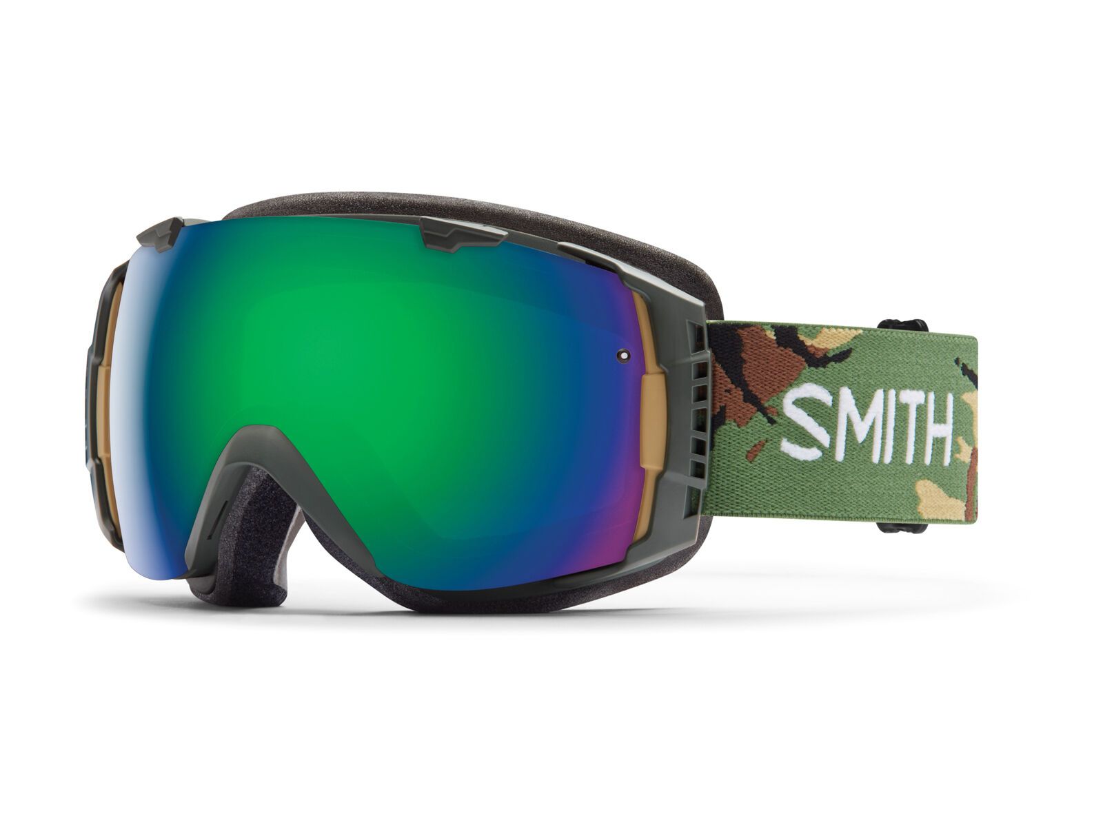 Smith I/O + Spare Lens, disruption/green sol-x mirror - Bild 1