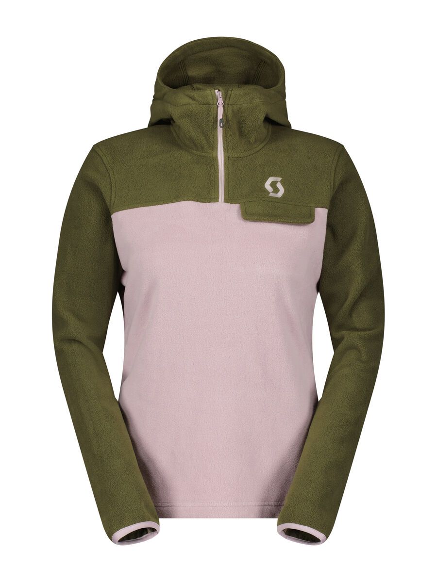 Scott Defined Original Fleece Women's Pullover fir green/cloud pink S 2918307646006
