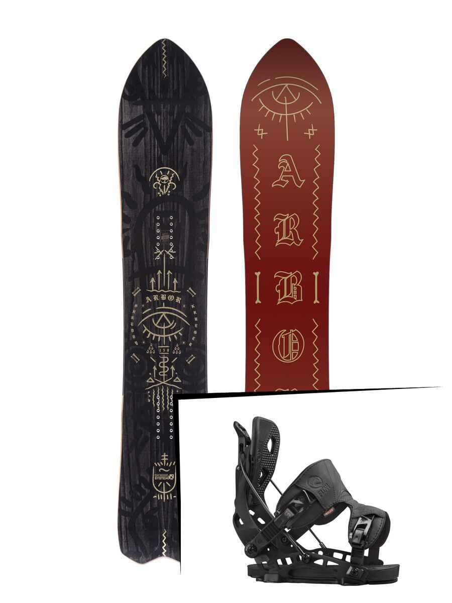 Set: Arbor Shreddy Krueger 2017 + Flow NX2 (1513115S) - Bild 1