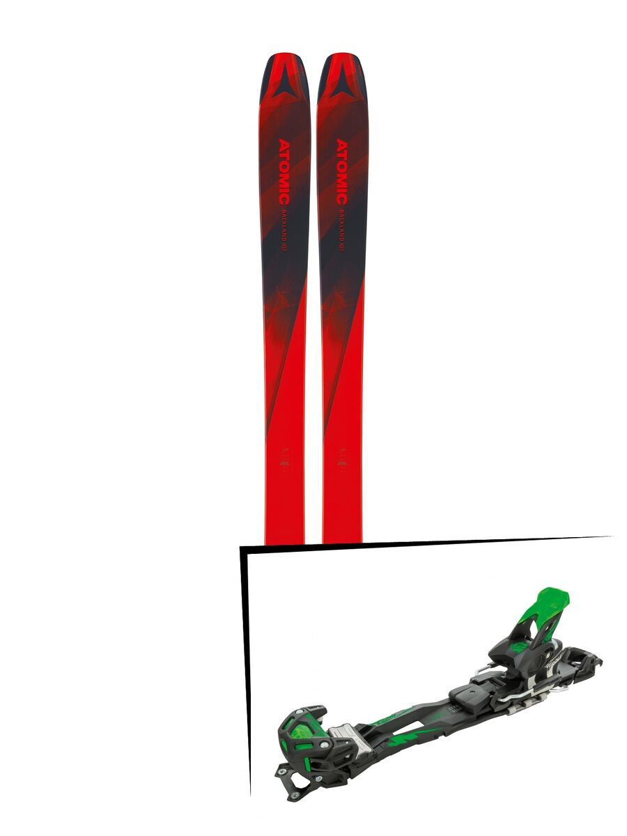 Set: Atomic Backland 107 2019 + Tyrolia Adrenalin 16 solid black flash green - Bild 1