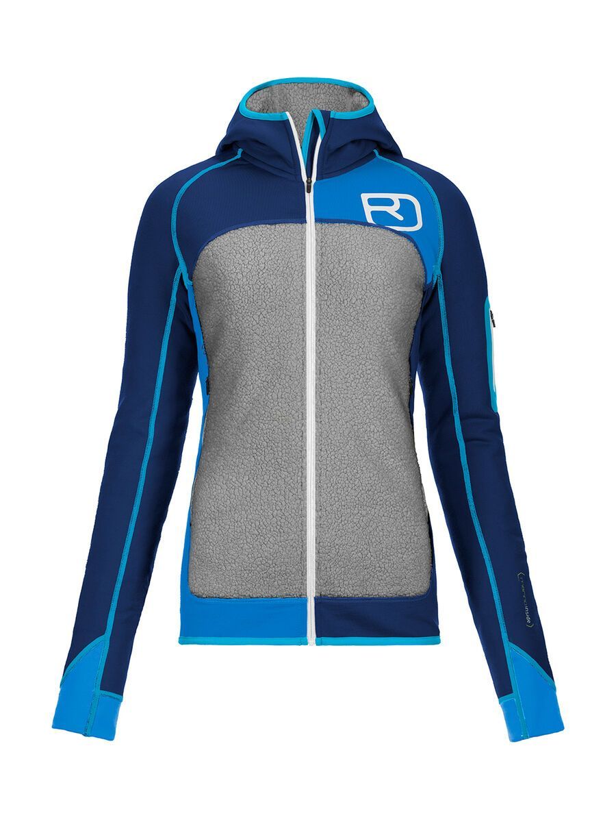 Ortovox Fleece Plus Merino Hoody, strong blue - Bild 1