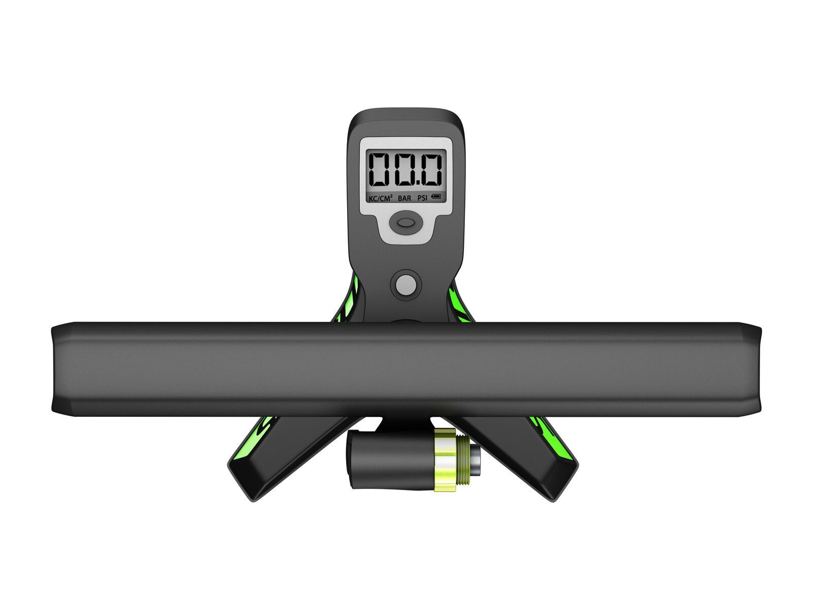 Syncros Vernon 2.0 Digital Floor Pump, matt black/green - Bild 3