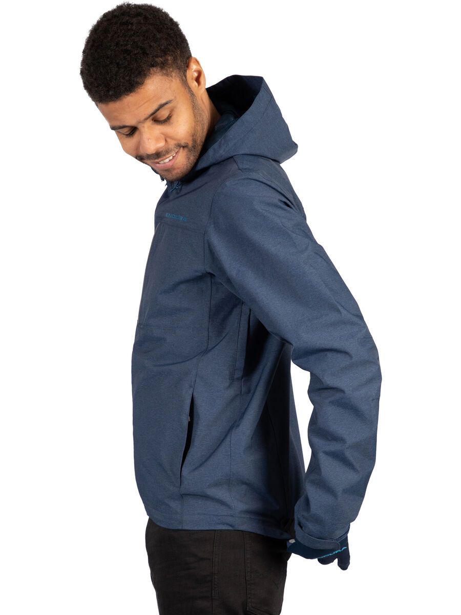 Endura Hummvee Wasserdichte Kapuzenjacke, ink blue - Bild 10