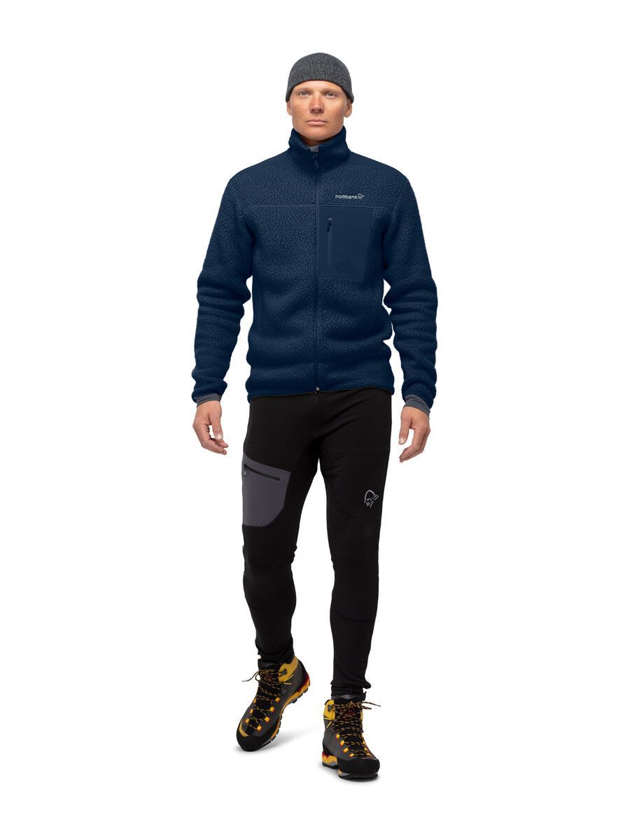 Norrona trollveggen Thermal Pro Jacket M's, indigo night/indigo night - Bild 3