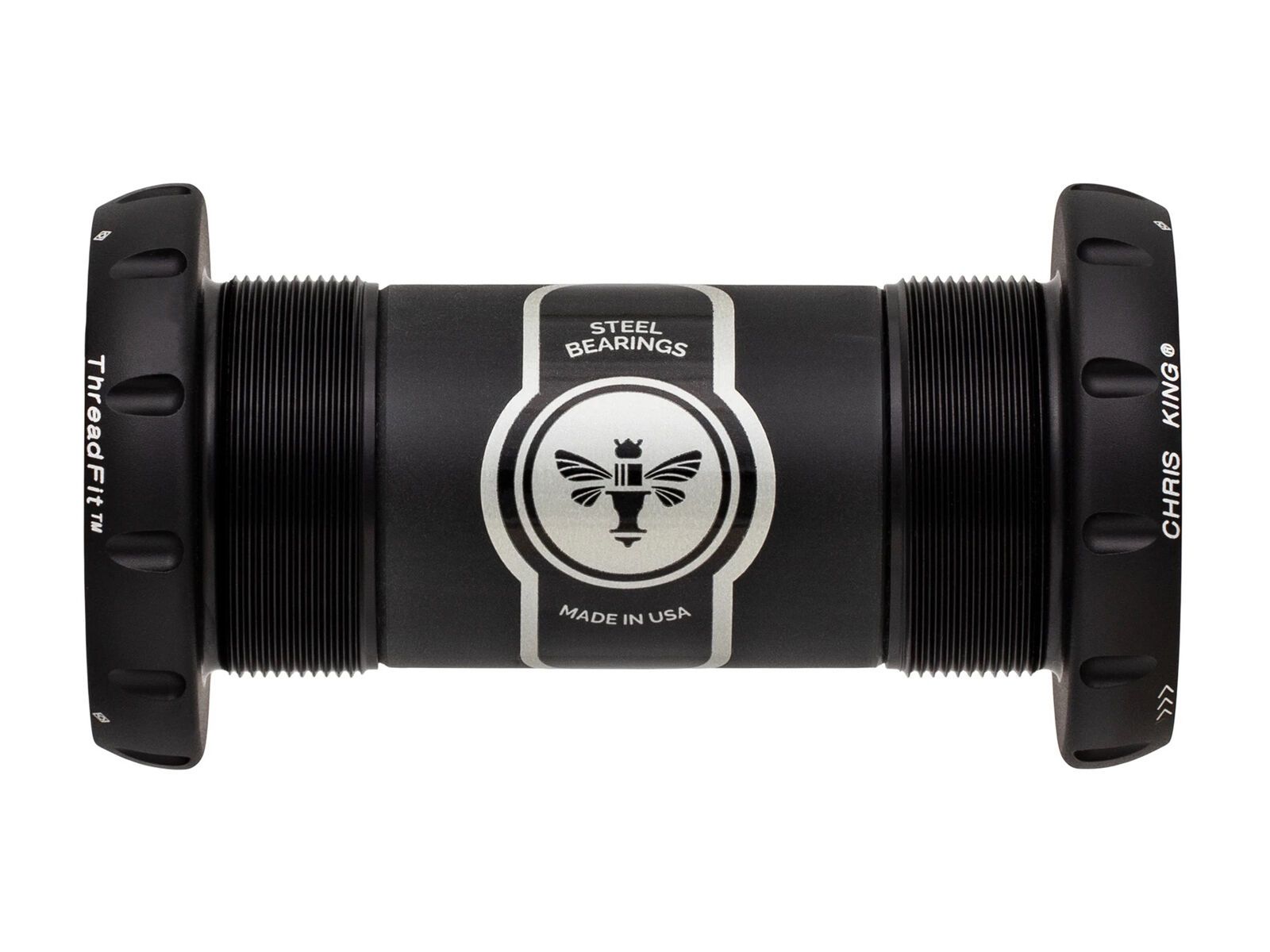 Chris King ThreadFit 30 - Edelstahl, matte jet - Bild 1