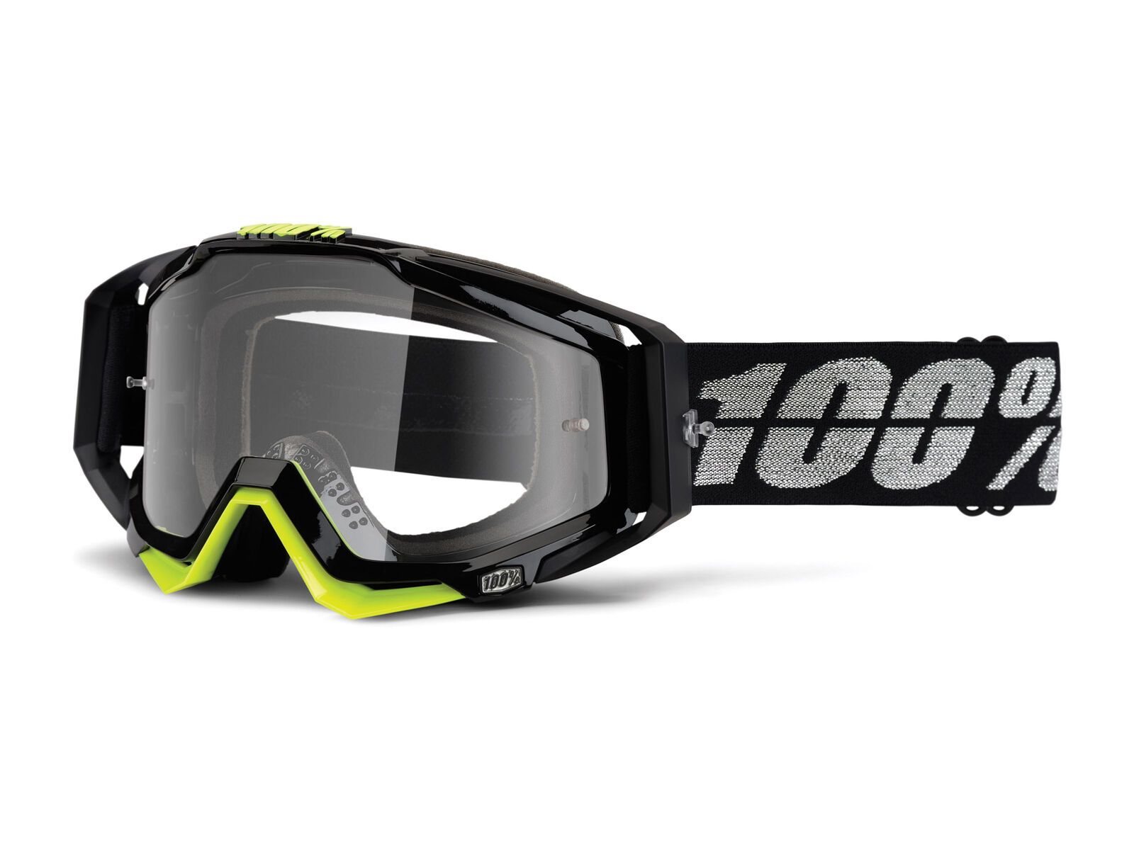 100% Racecraft inkl. Wechselscheibe, stealth/Lens: mirror silver - Bild 3